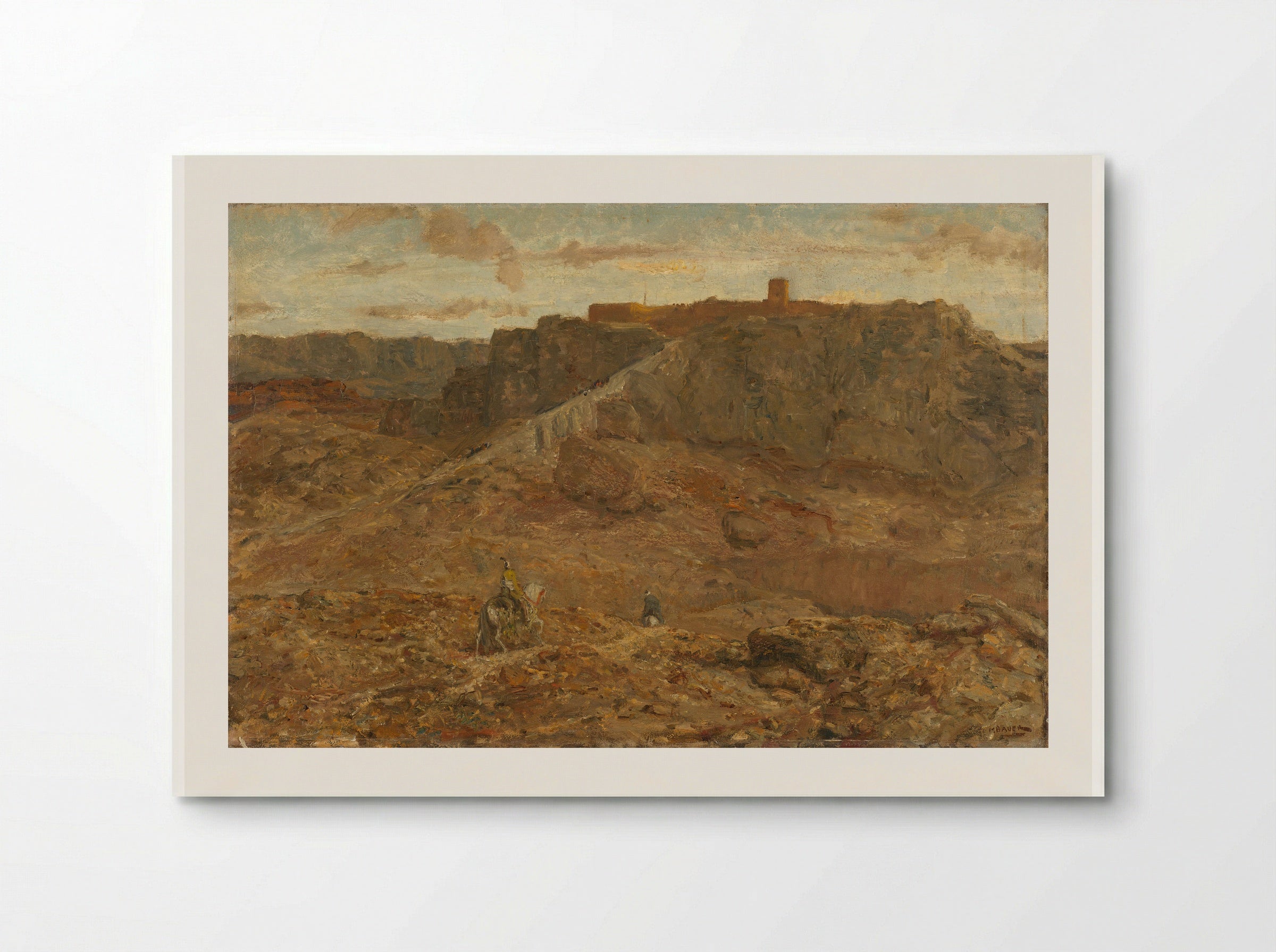 Berglandschap in Egypte - Marius Bauer - Poster