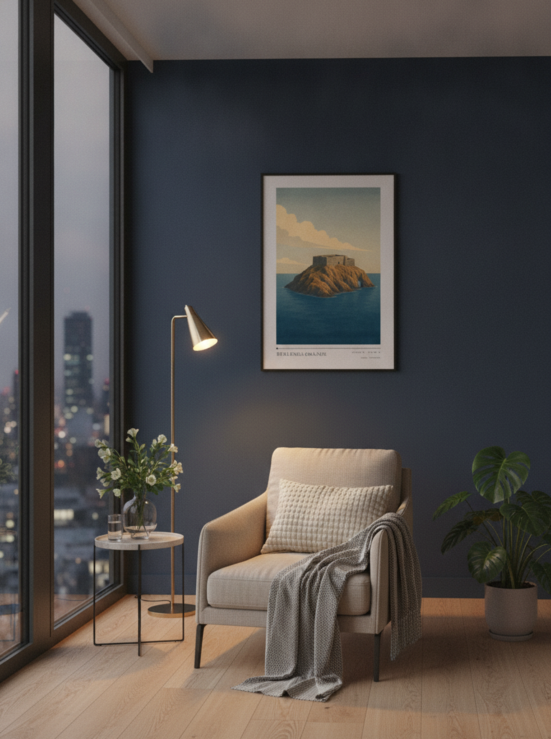 Berlenga Grande Travel Poster Artwork - Lifestyle