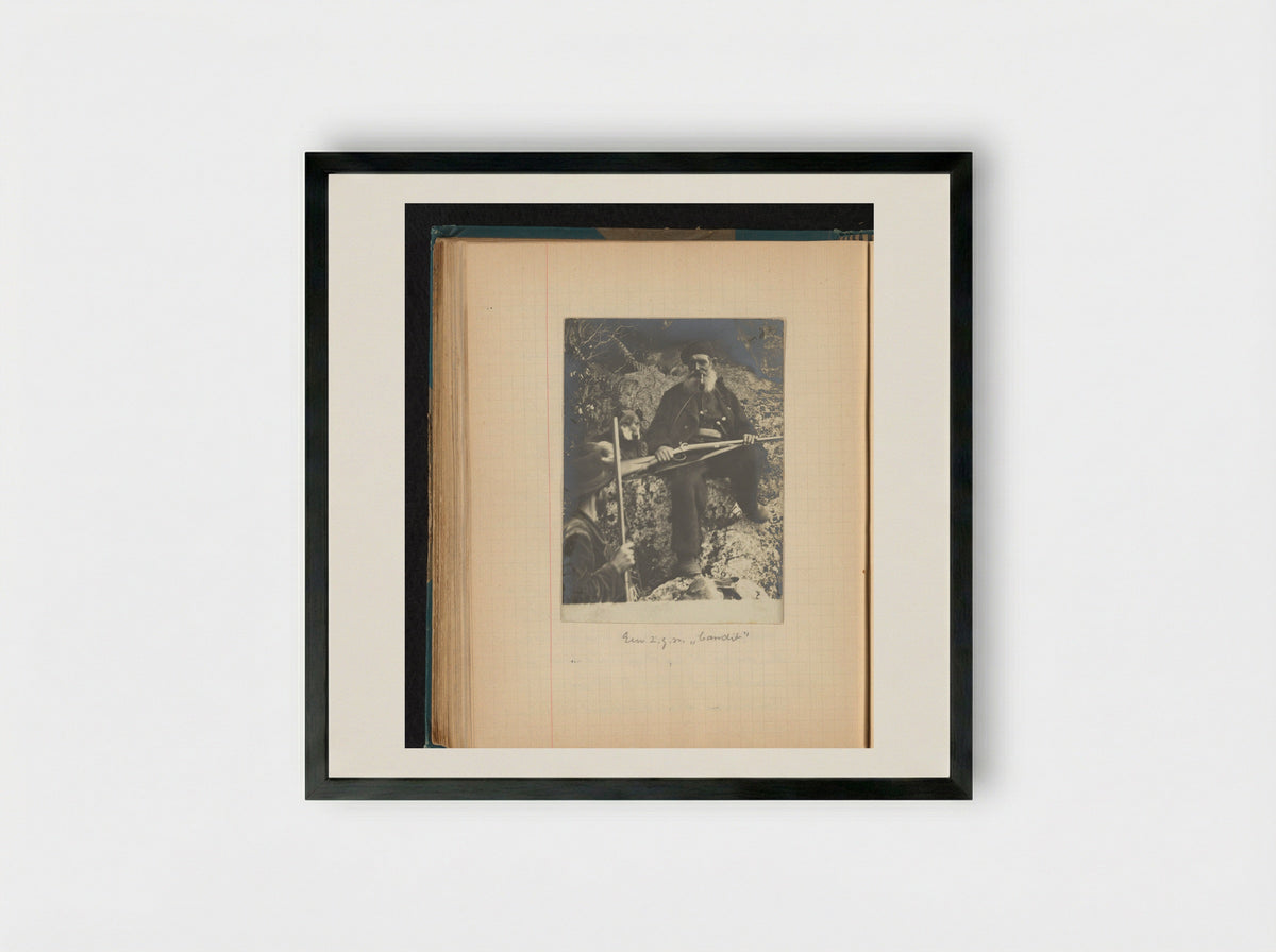 Beruchte bandiet Francois Antoine Bonelli - Théodore van Lelyveld - Framed Print Black