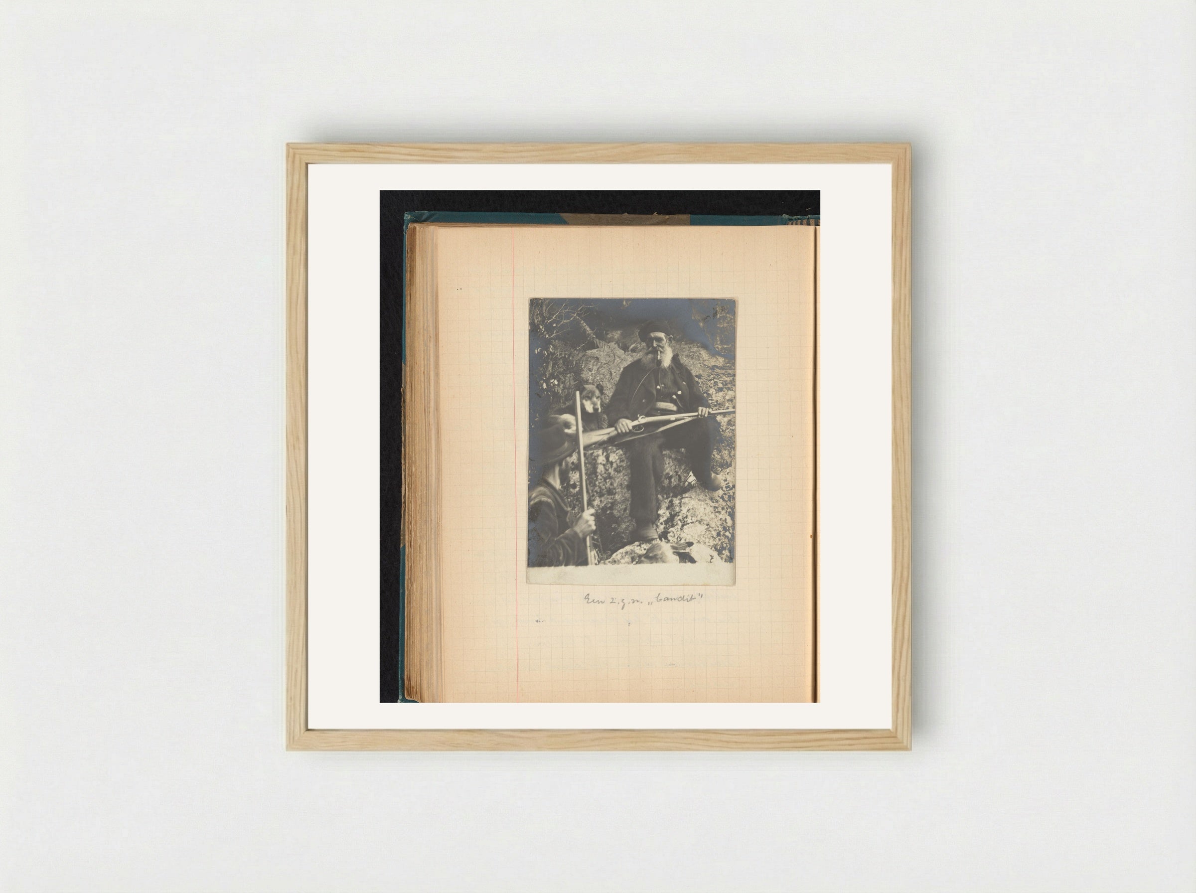 Beruchte bandiet Francois Antoine Bonelli - Théodore van Lelyveld - Framed Print Wood