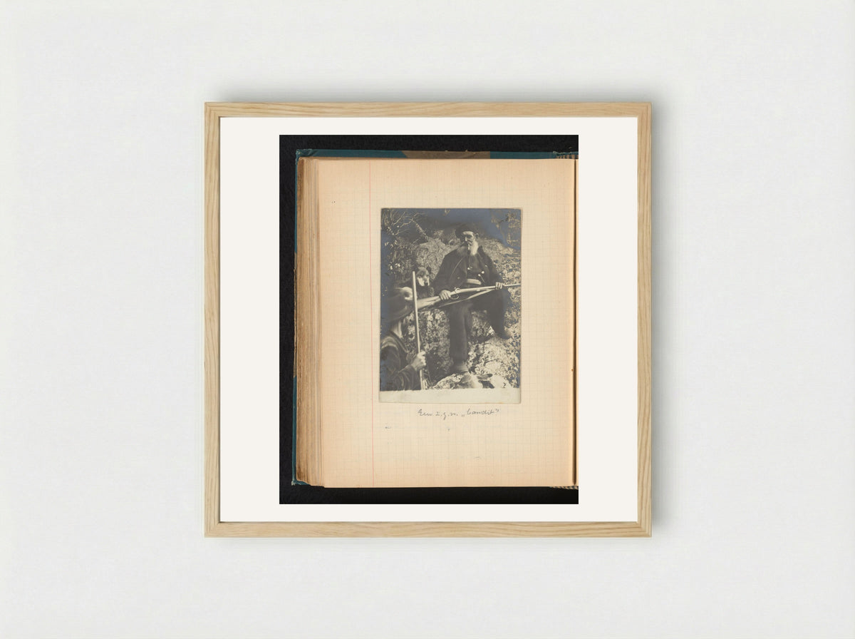 Beruchte bandiet Francois Antoine Bonelli - Théodore van Lelyveld - Framed Print Wood