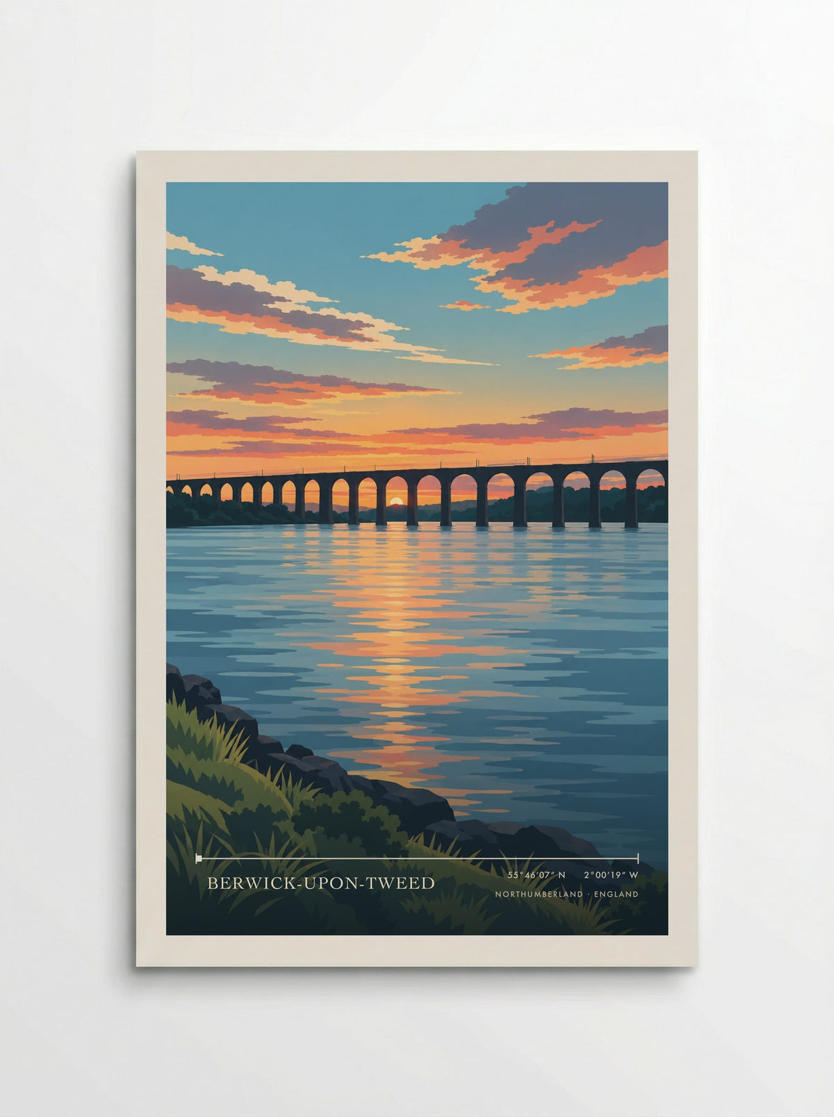 Berwick-upon-Tweed, Northumberland | Travel Poster - Poster