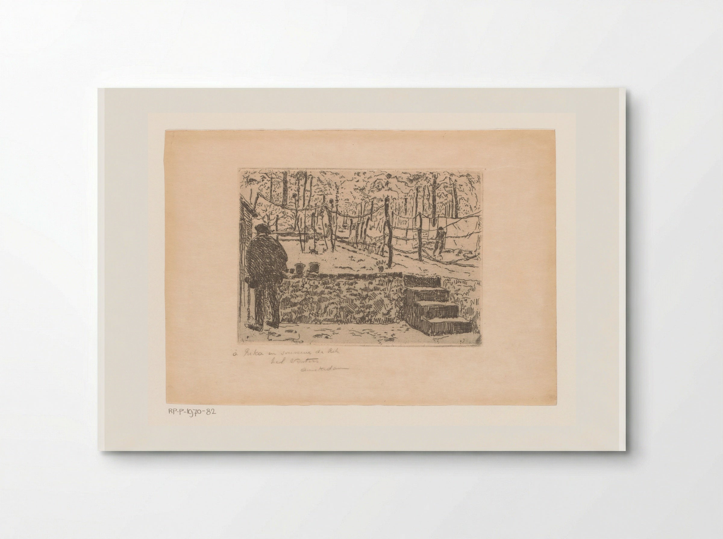 Besneeuwde tuin te Bosvoorde - Rik Wouters - Poster