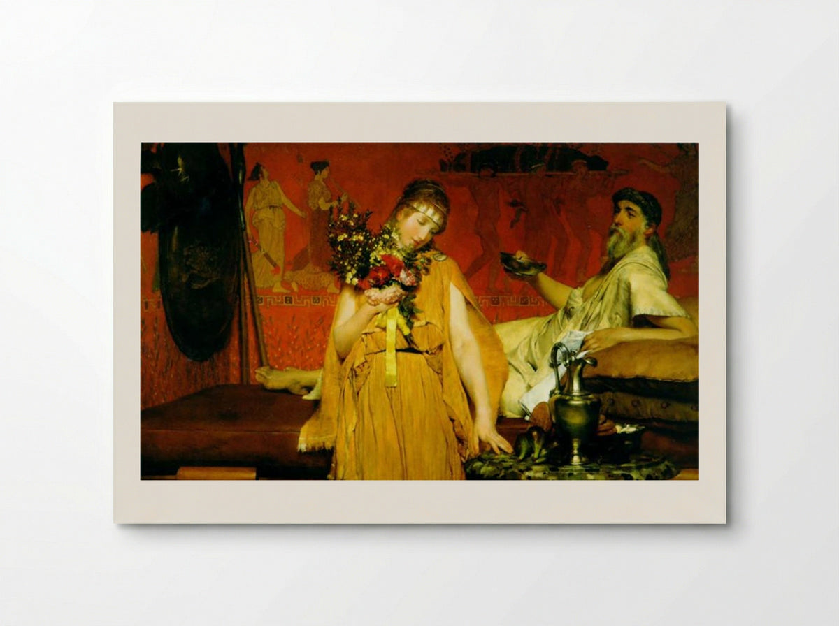 Between Hope and Fear - Sir Lawrence Alma-Tadema - Poster