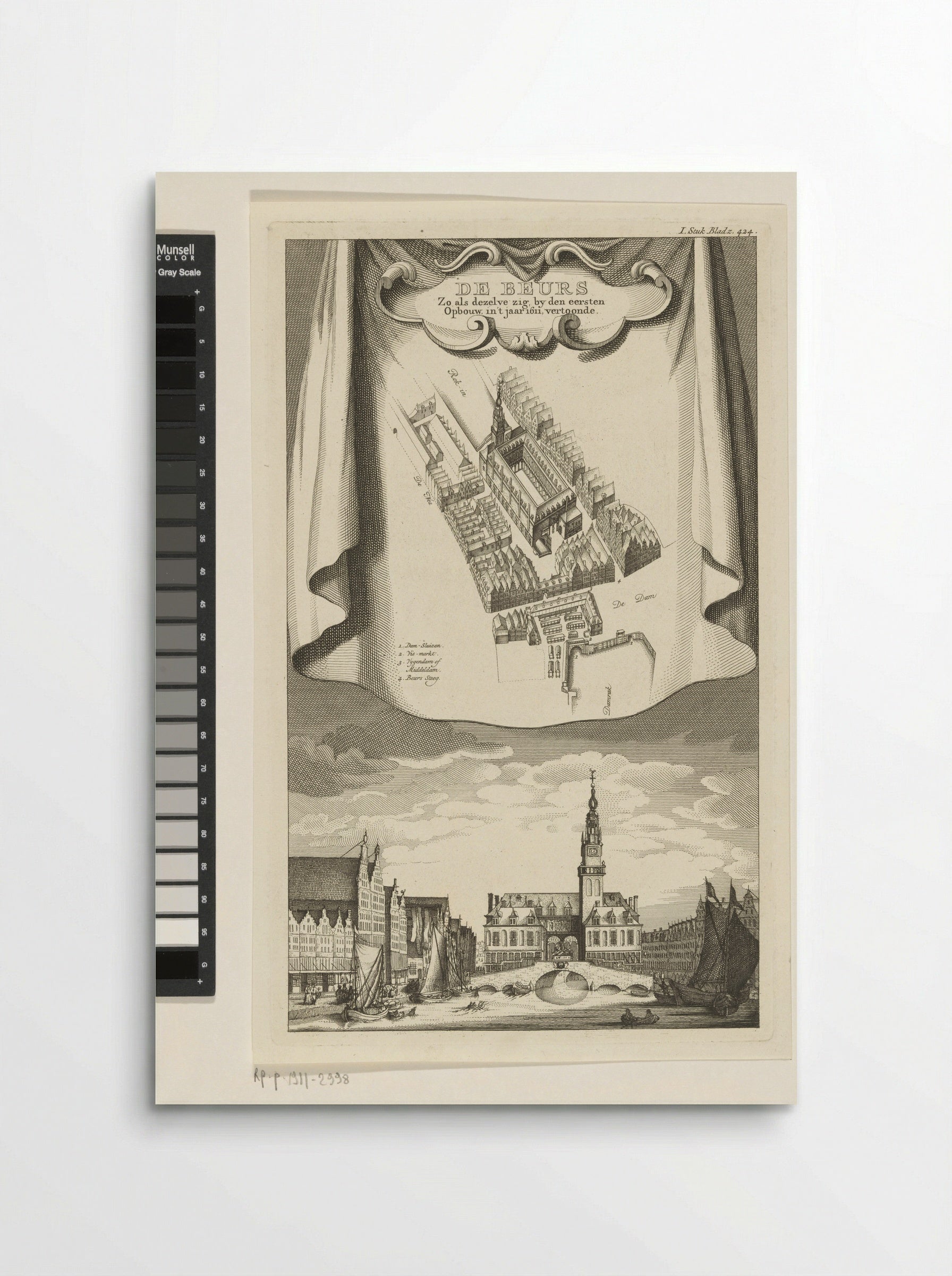 Beurs van Hendrik de Keyser te Amsterdam - Jan Goeree - Poster