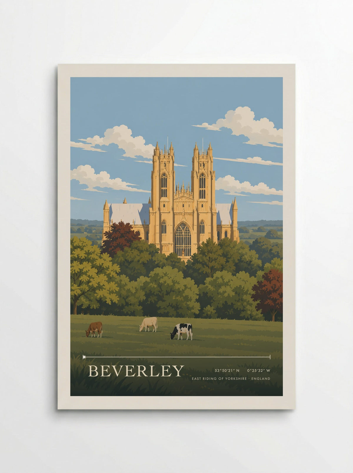Beverley, East Riding of Yorkshire | Travel Poster - Poster