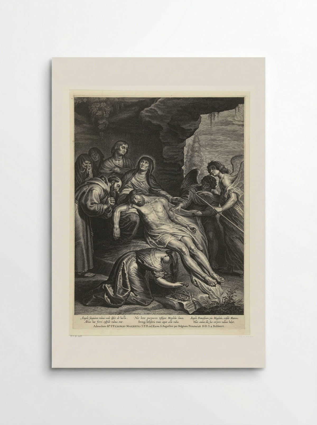 Bewening van Christus - Schelte Adamsz. Bolswert - Poster