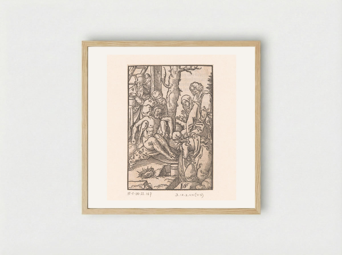 Bewening - Valentin Geißler - Framed Print Wood