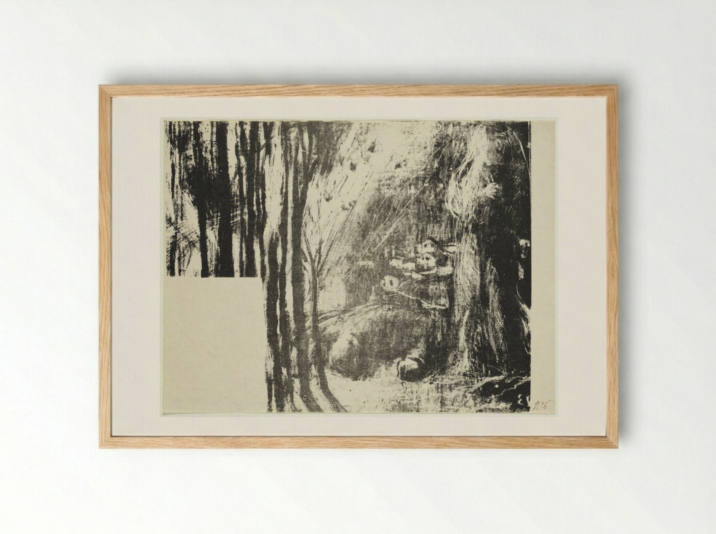 Beyond Human Forces (Part 2) - Édouard Vuillard - Framed Print Wood