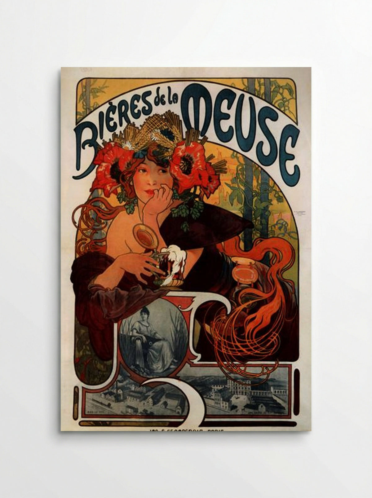 Bières de la Meuse - Alphonse Mucha - Poster