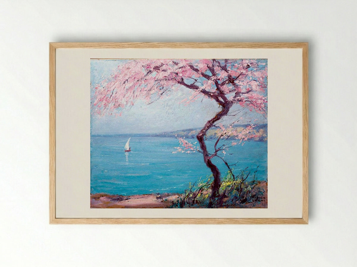 Biarritz Beach - Kimon Loghi - Framed Print Wood
