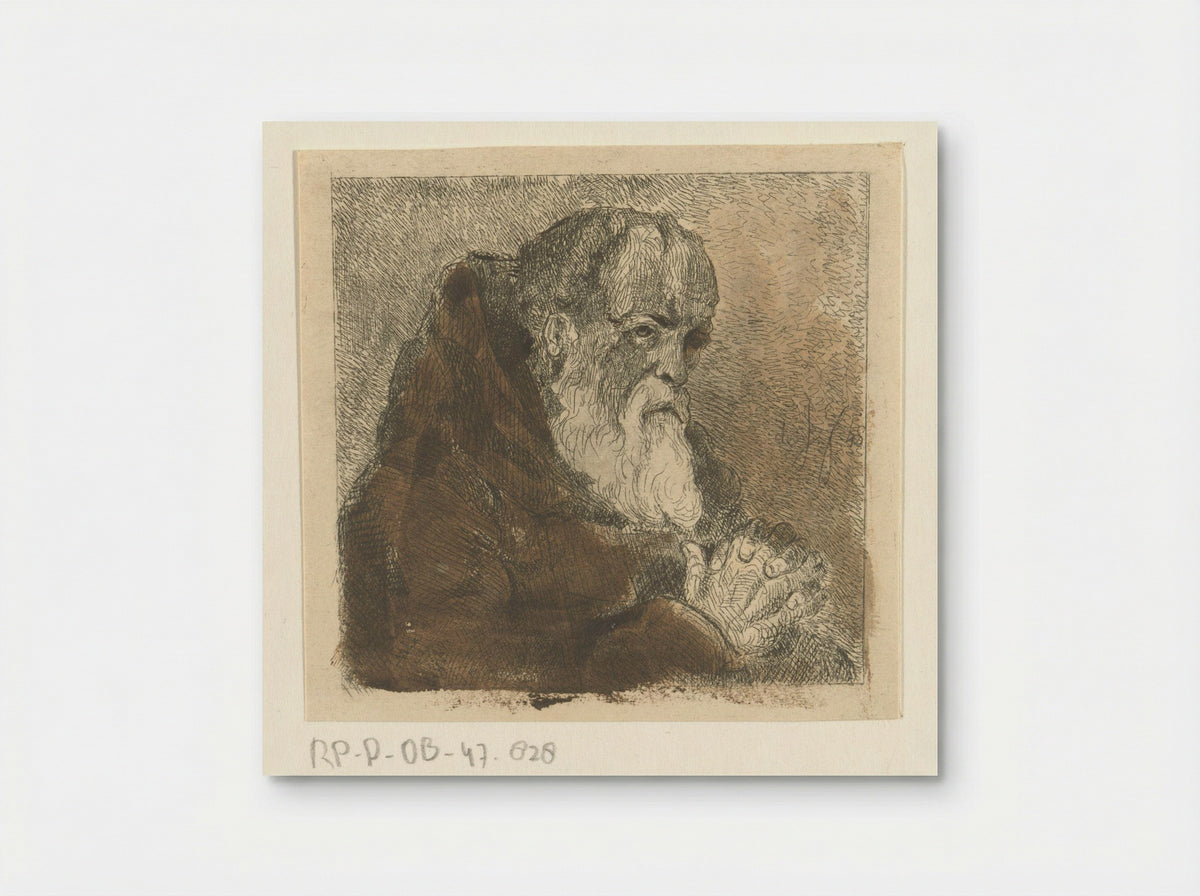 Biddende monnik (Praying Monk) - Jan Karel Jacob de Jonge - Poster