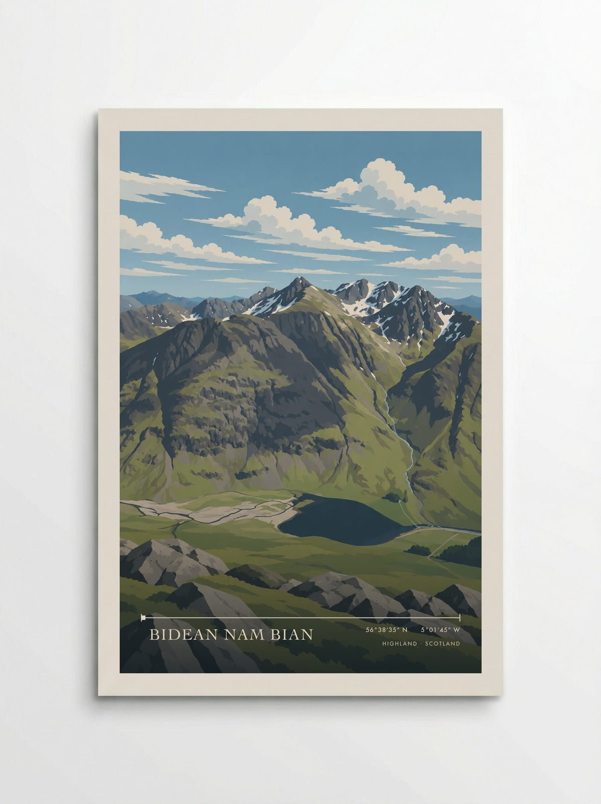 Bidean nam Bian, Highland | Travel Poster - Poster