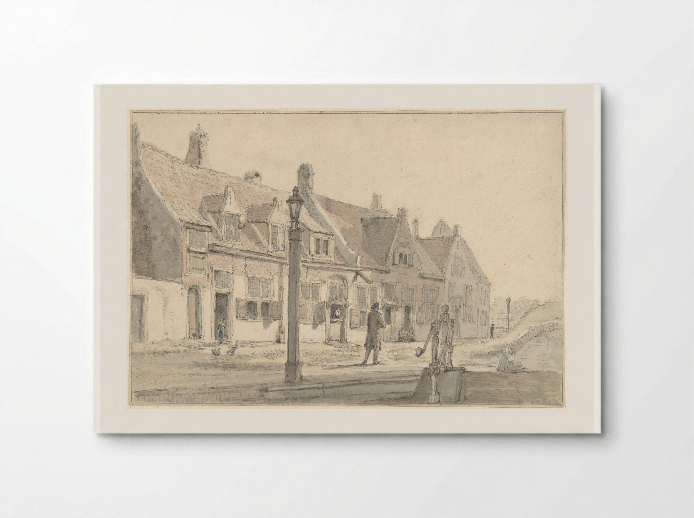 Bij de Koepoort te Delft - Johannes Jelgerhuis - Poster