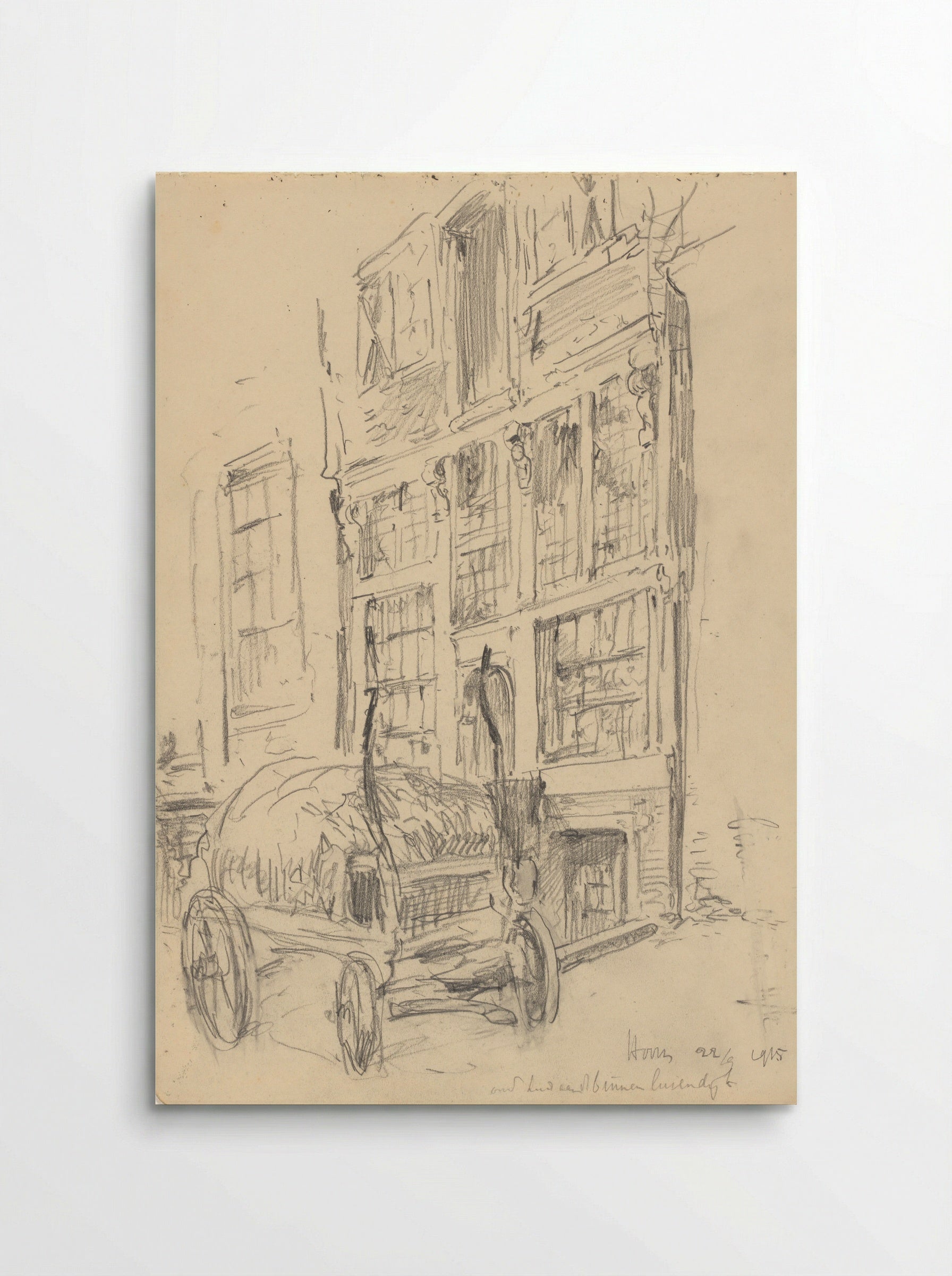 Binnenluiendijk te Hoorn - Jan Hoynck van Papendrecht - Poster