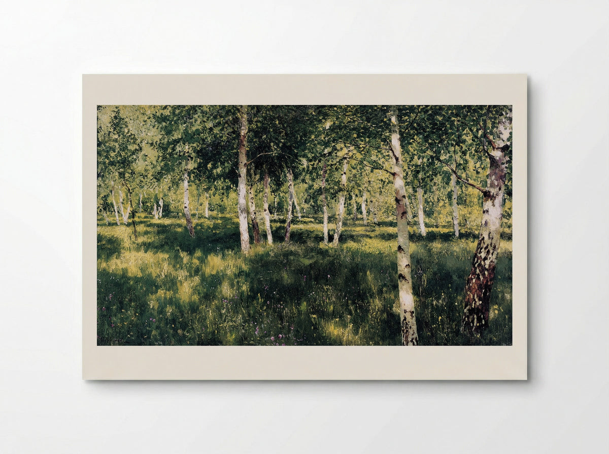 Birch Grove - Isaac Levitan - Poster