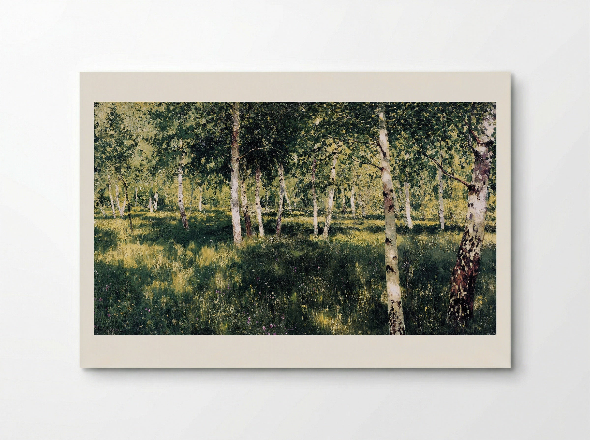 Birch Grove - Isaac Levitan - Poster