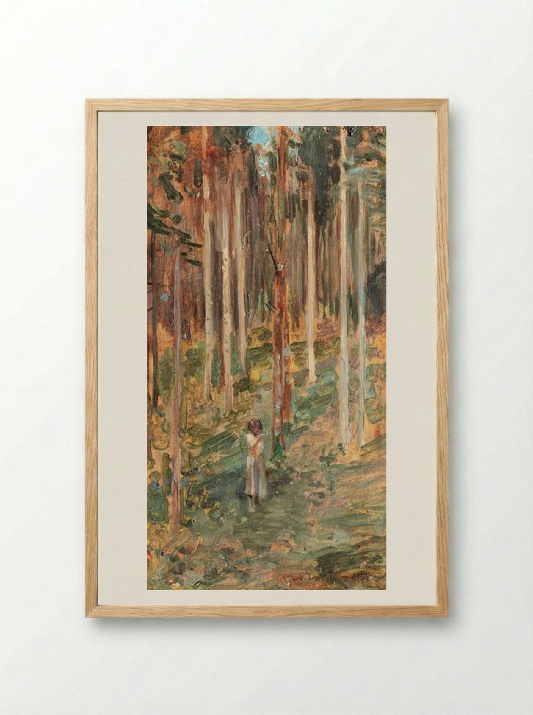 Birch Wood - Nicolae Vermont - Framed Print Wood