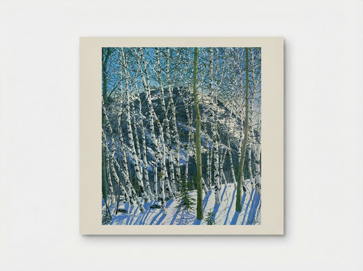 Birches - Neil Welliver - Poster