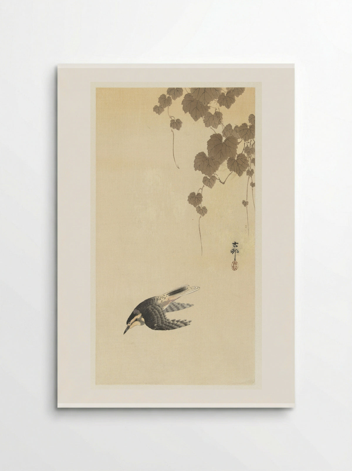 Bird in Downward Flight - Matsuki Heikichi - Poster