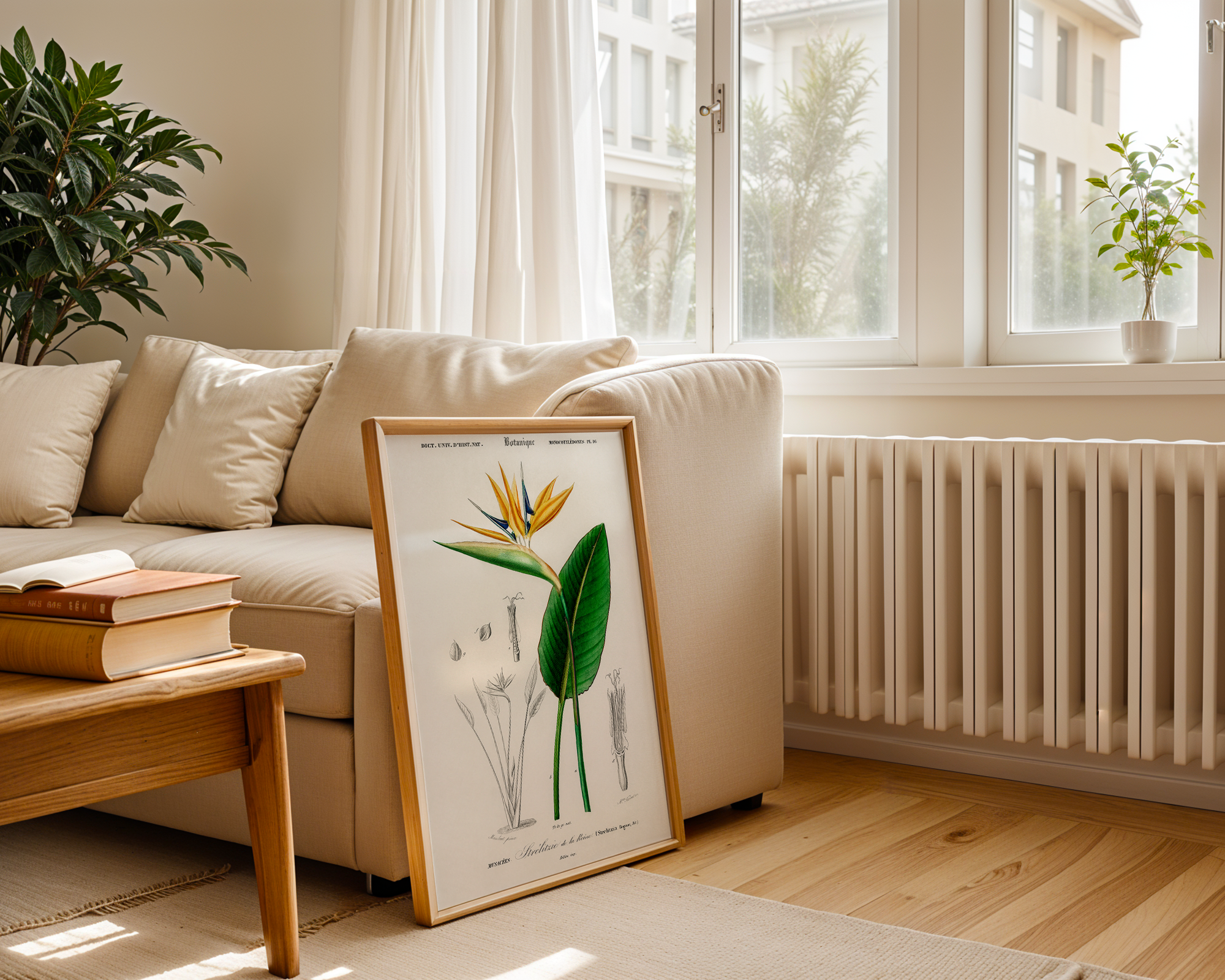 Bird-of-paradise-(Strelitzia-Reginae)-illustrated-by-Charles-Dessalines-D_-Orbigny_final mockup