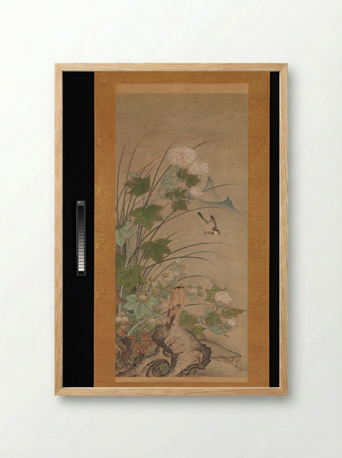 Birds and Flowers of Summer and Autumn - Shikibu Terutada - Framed Print Wood