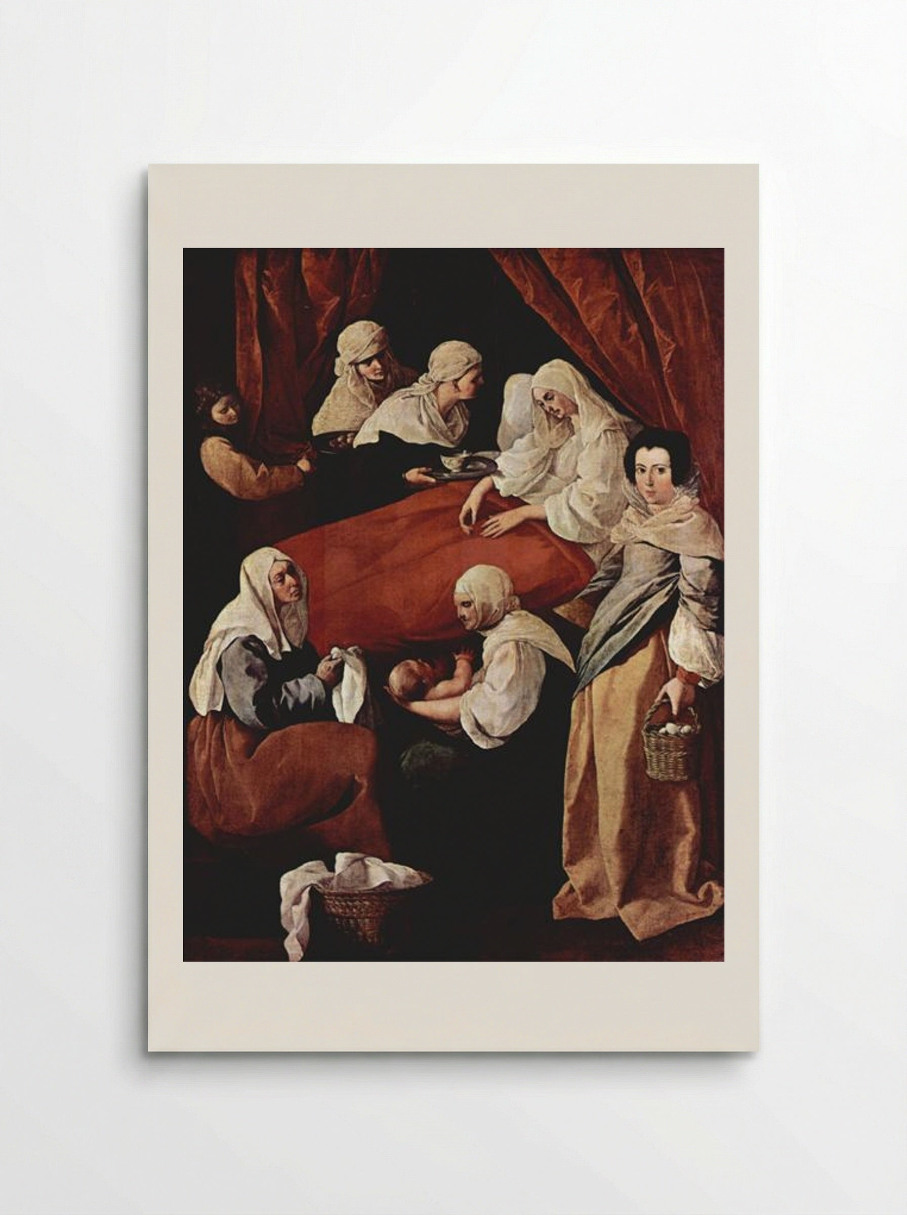 Birth of the Virgin - Francisco de Zurbarán - Poster