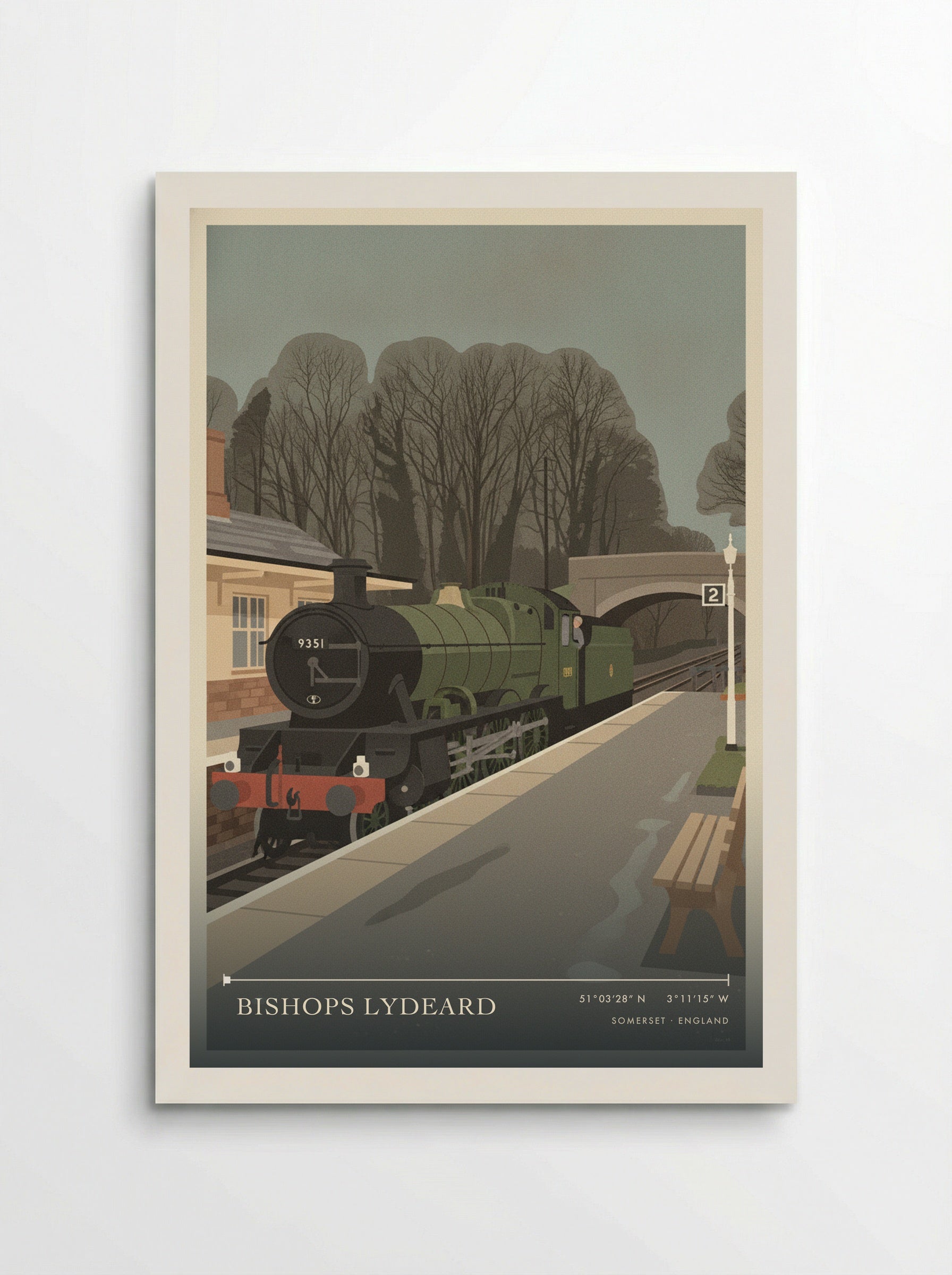 Bishops Lydeard Somerset England Travel Poster - Poster