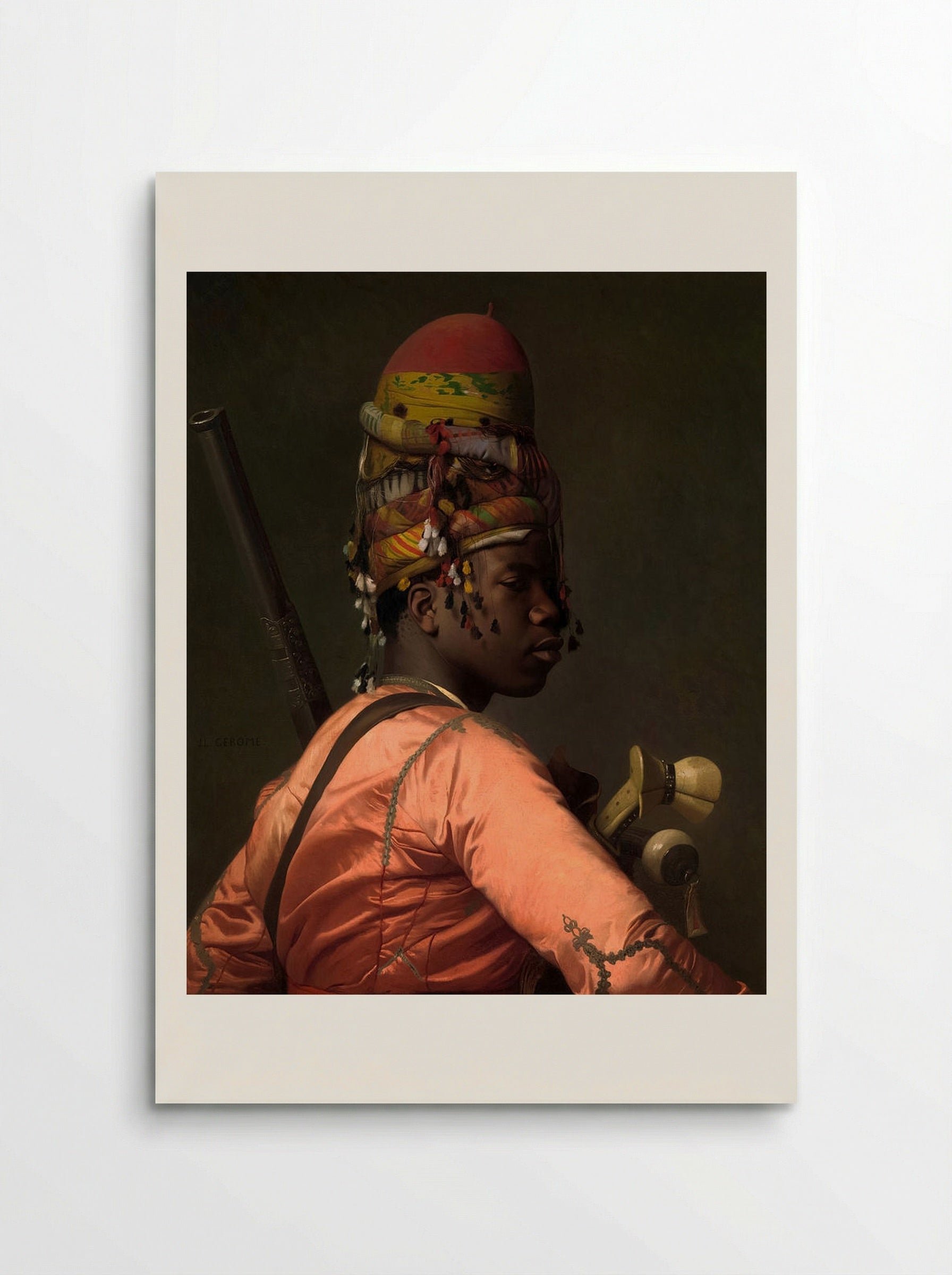 Black Bashi Bazouk - Jean-Léon Gérôme - Poster