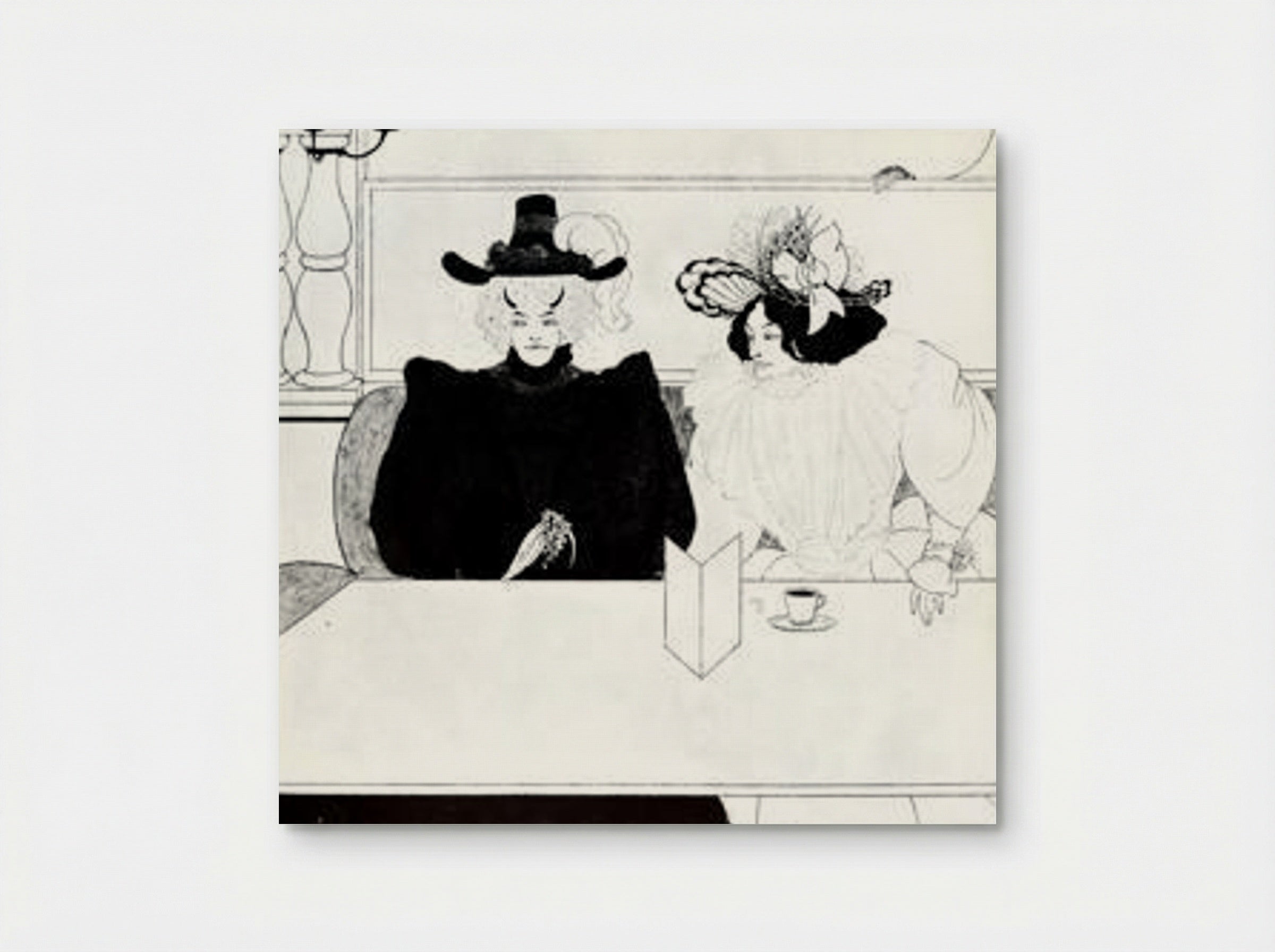 Black Coffee - Aubrey Beardsley - Poster