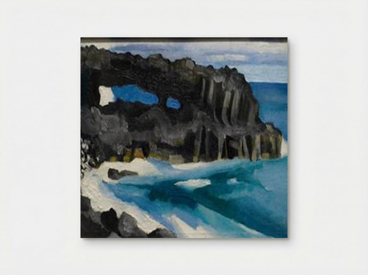 Black Lava Bridge, Hana Coast-No. II - Georgia O'Keeffe - Poster