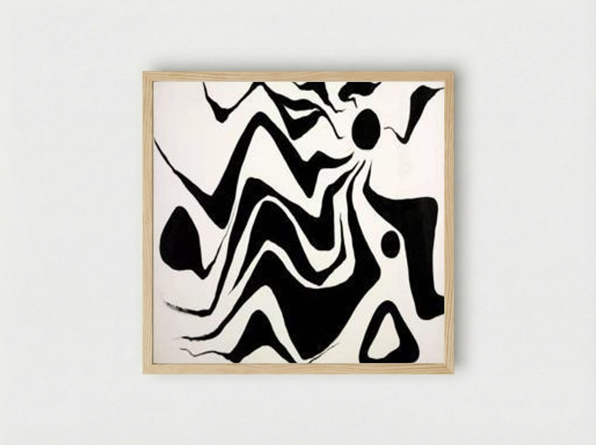 Black Sun - Alexander Calder - Framed Print Wood