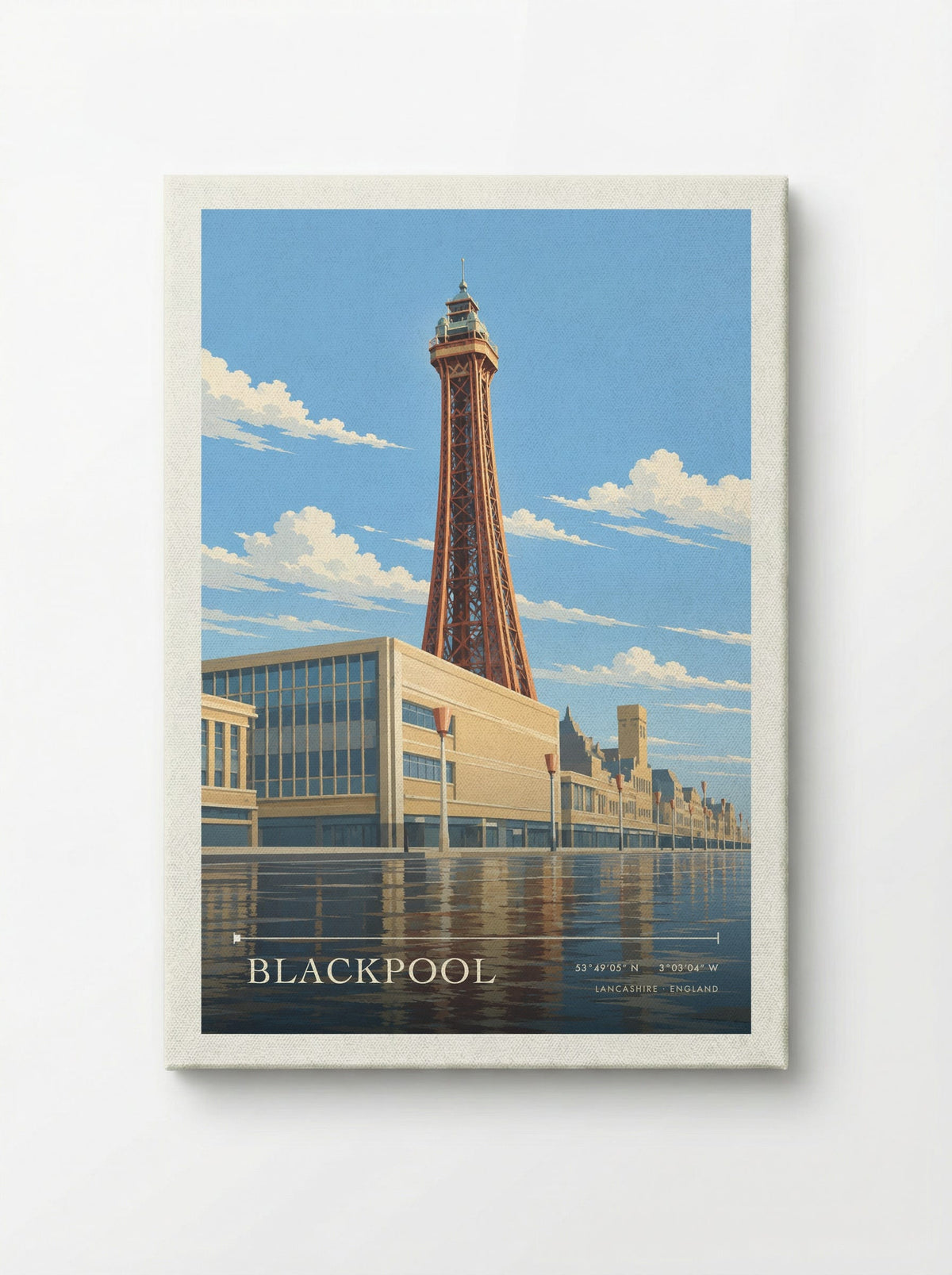 Blackpool Lancashire | Travel Poster - Canvas