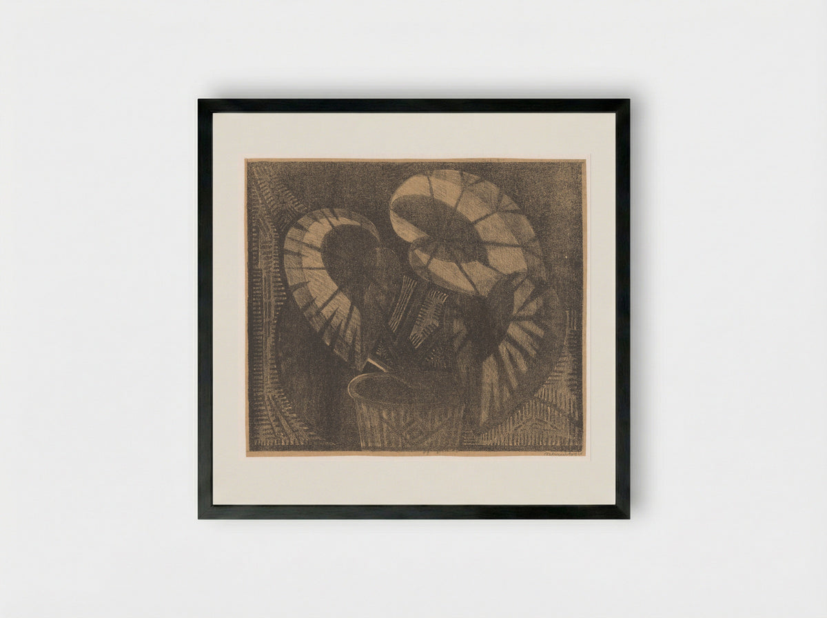 Bladbegonia - Samuel Jessurun de Mesquita - Framed Print Black