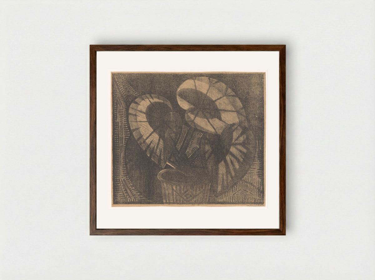 Bladbegonia - Samuel Jessurun de Mesquita - Framed Print Dark Wood
