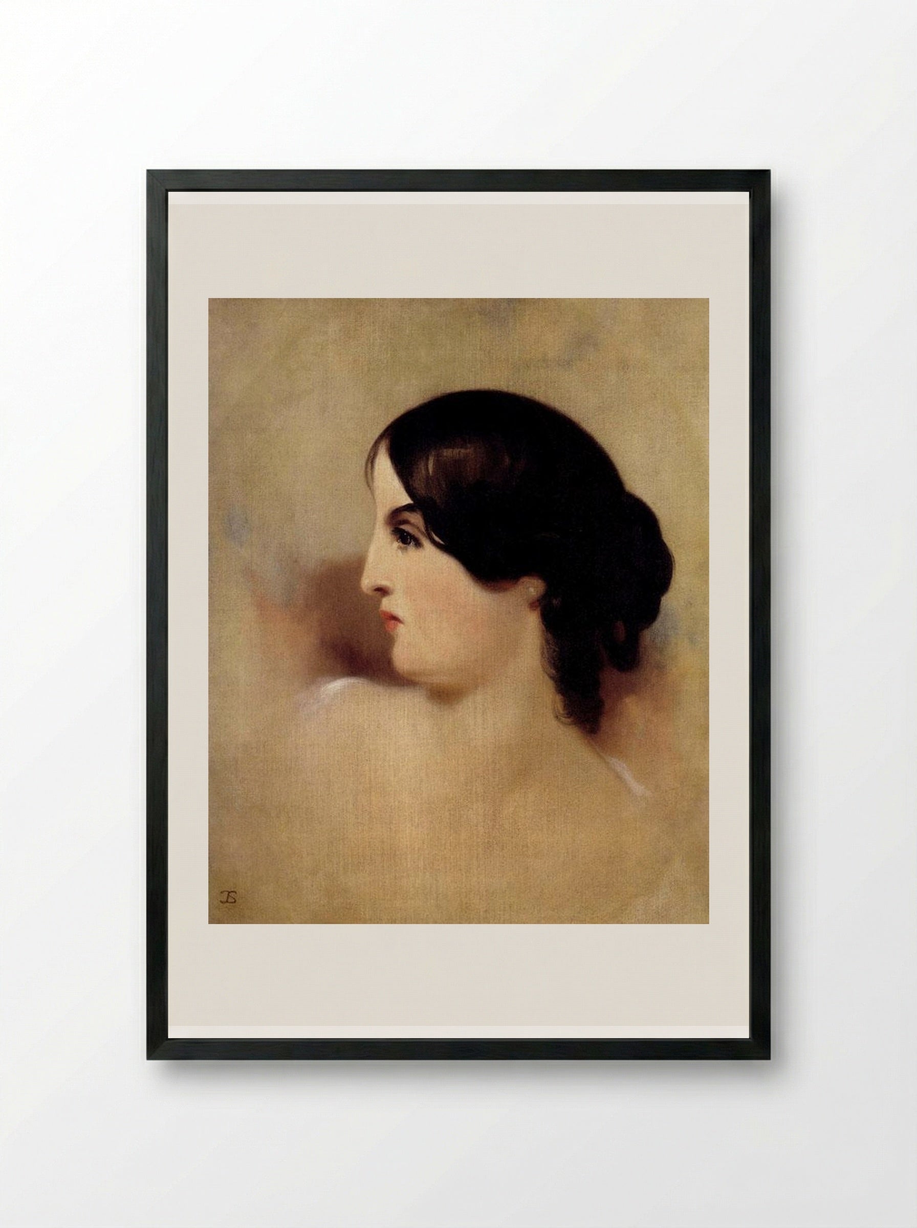 Blanch Sully - Thomas Sully - Framed Print Black