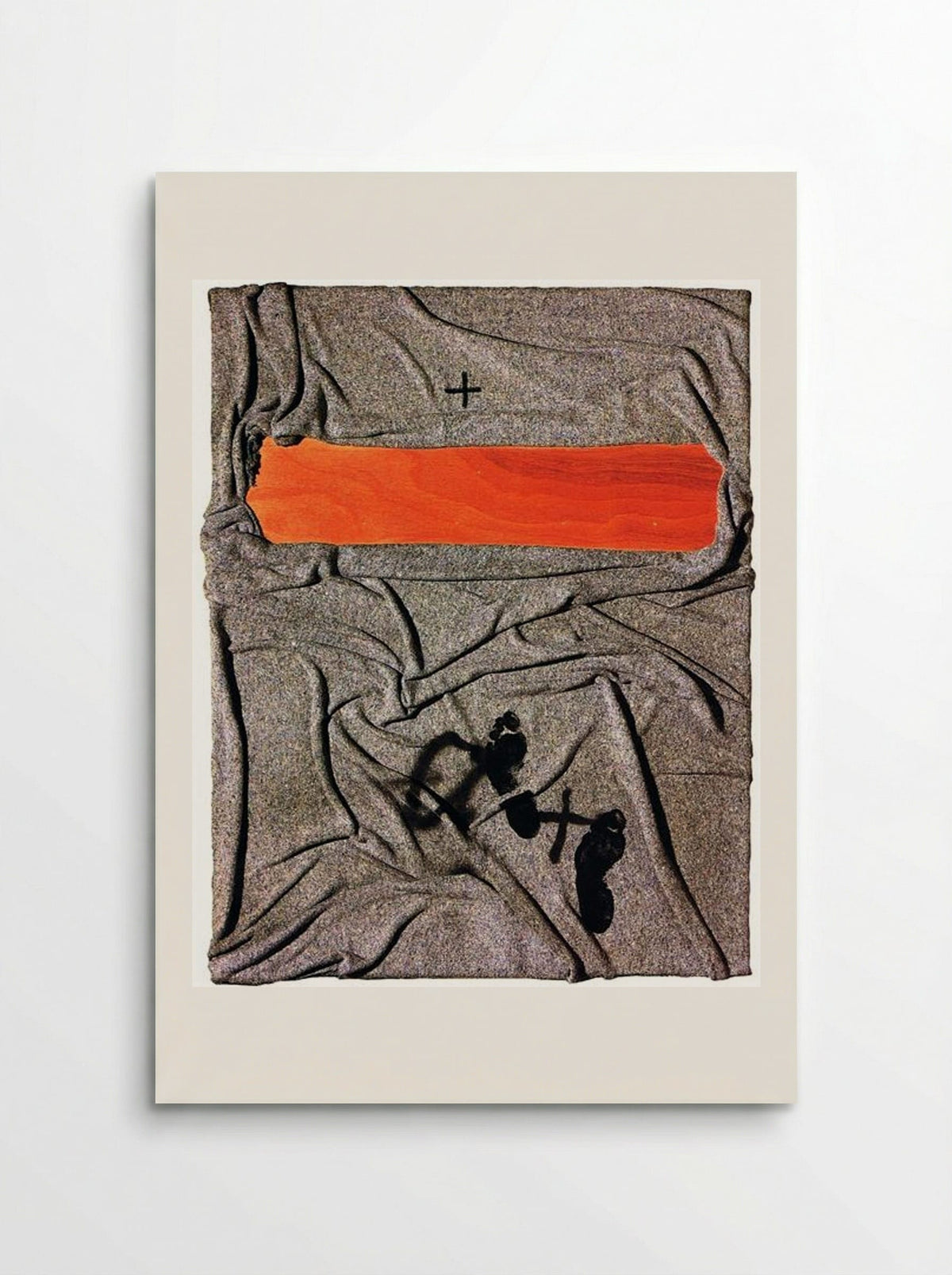 Blanket with tracks - Antoni Tàpies - Poster