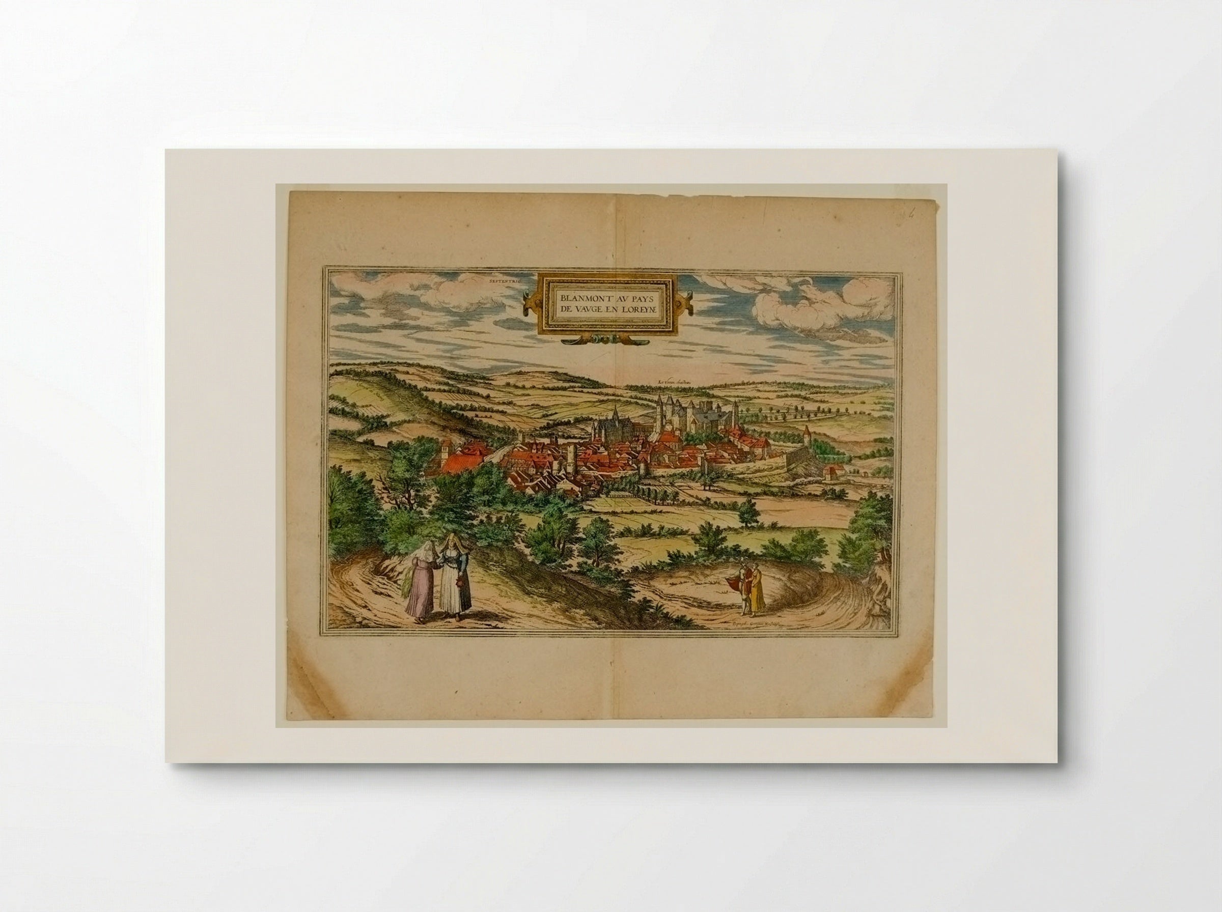 Blanmont au pays de Vauge en Loreyne - Joris Hoefnagel - Poster