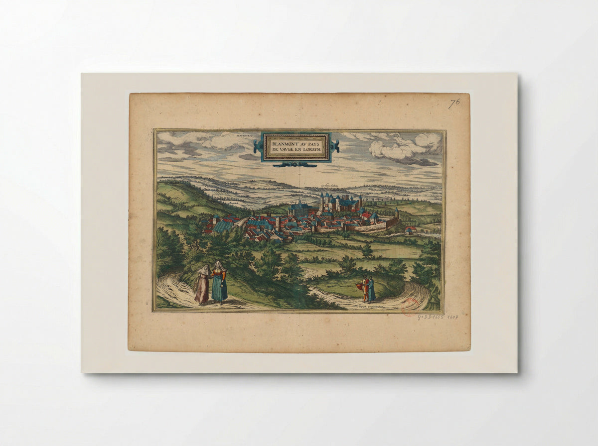 Blanmont au pays de Vauge en Loreyne - Joris Hoefnagel - Poster