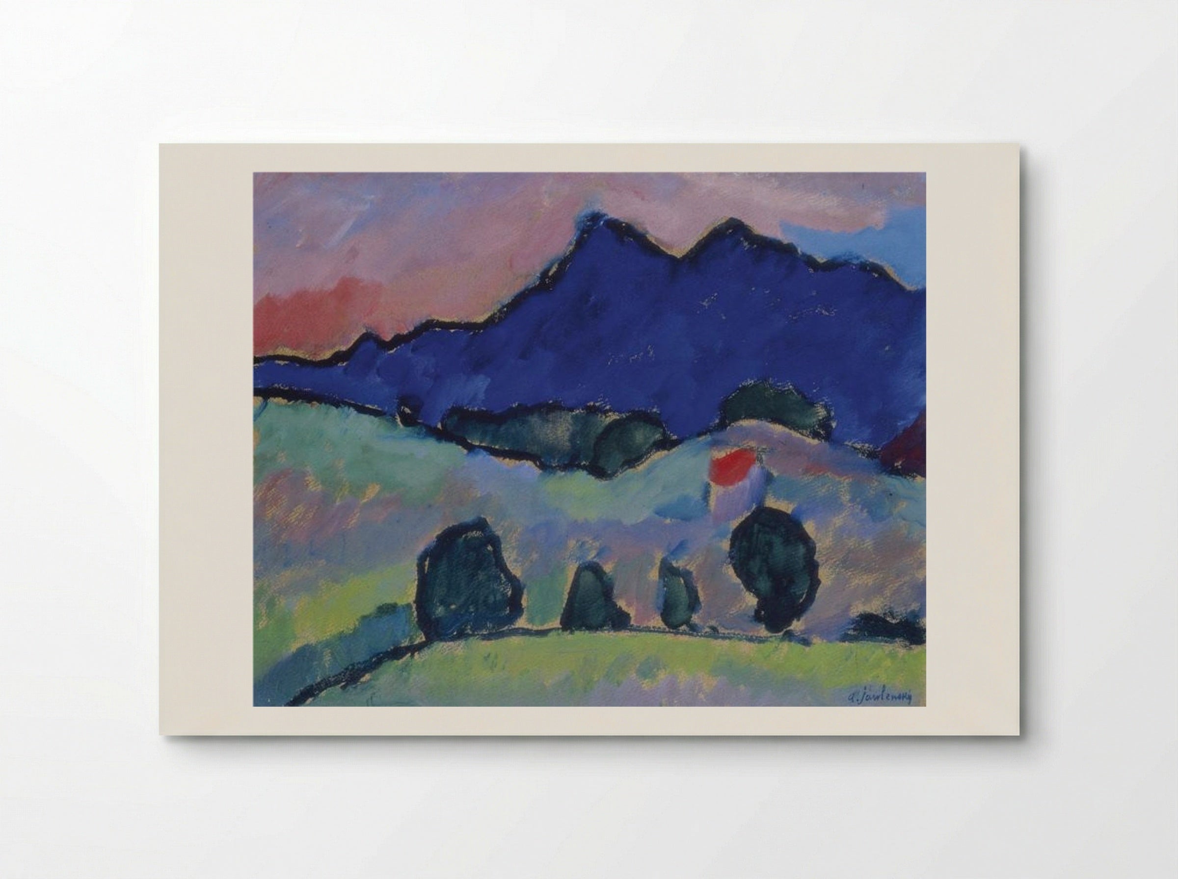 Blauer Berg - Alexej von Jawlensky - Poster