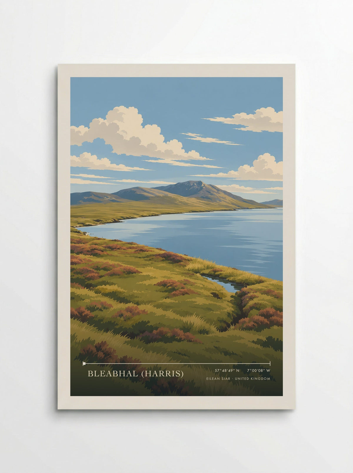 Bleabhal (Harris), Eilean Siar | Travel Poster - Poster