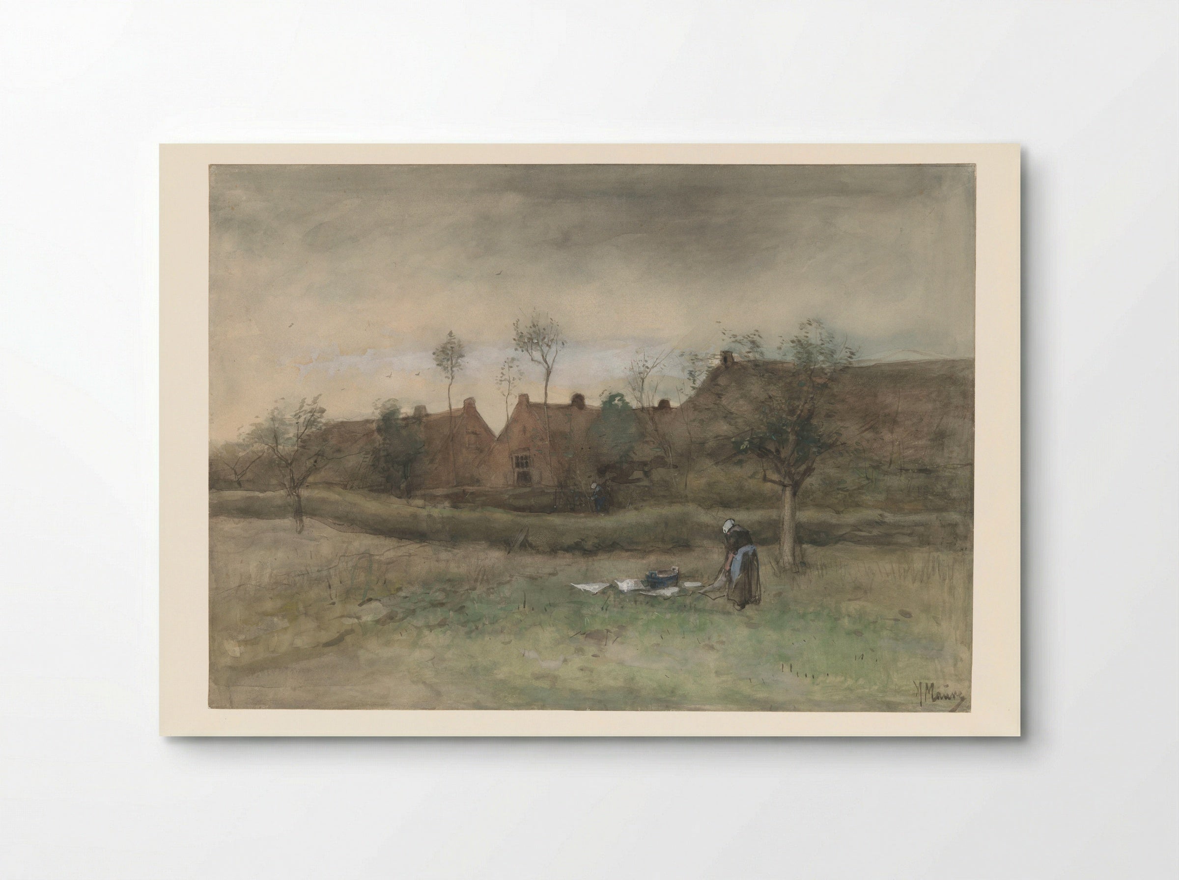 Bleekveld (Bleaching Field) - Anton Mauve - Poster