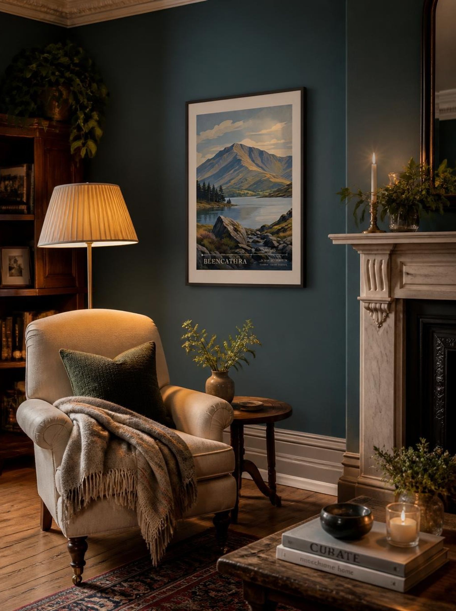 Blencathra Cumbria United Kingdom Travel Poster - Lifestyle