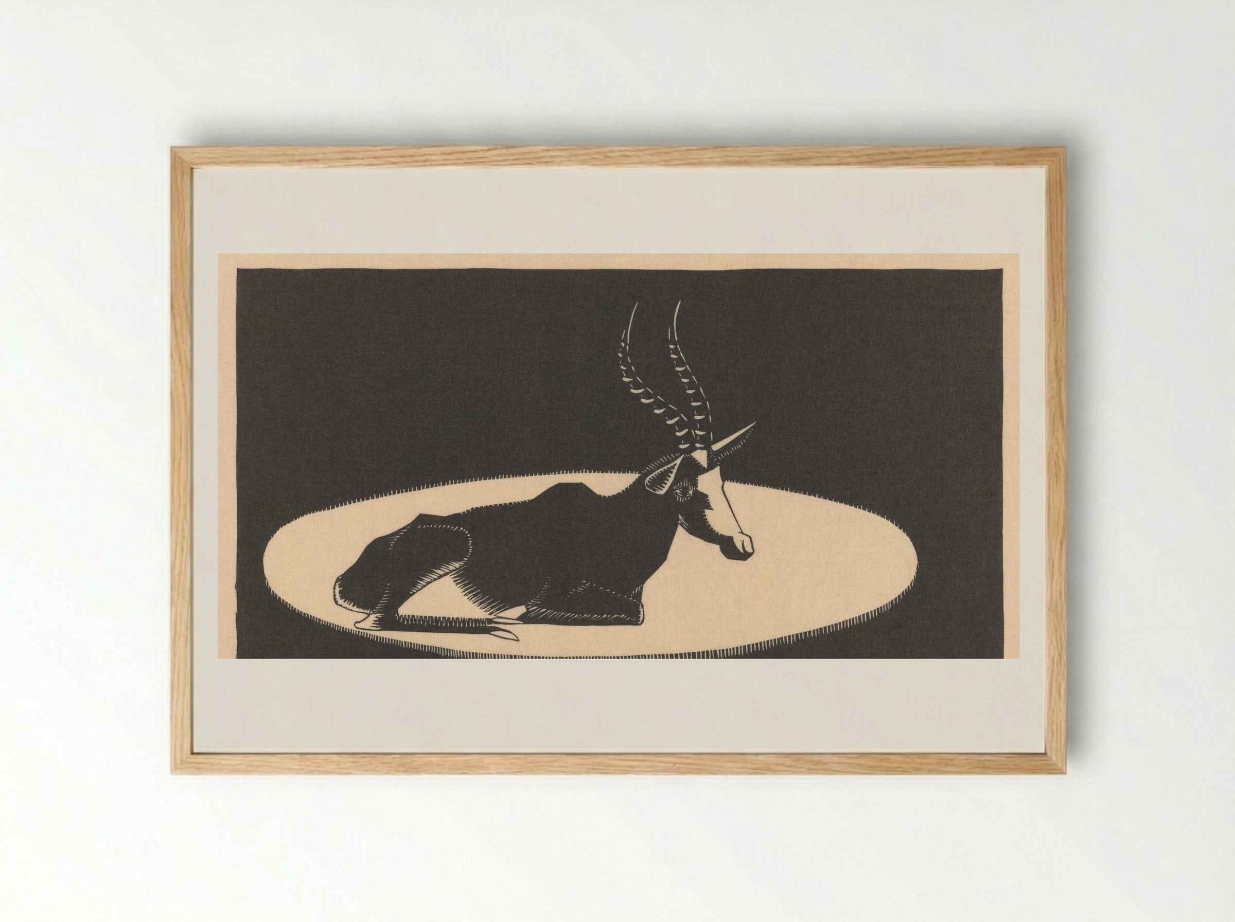 Blesbok - Samuel Jessurun de Mesquita - Framed Print Wood
