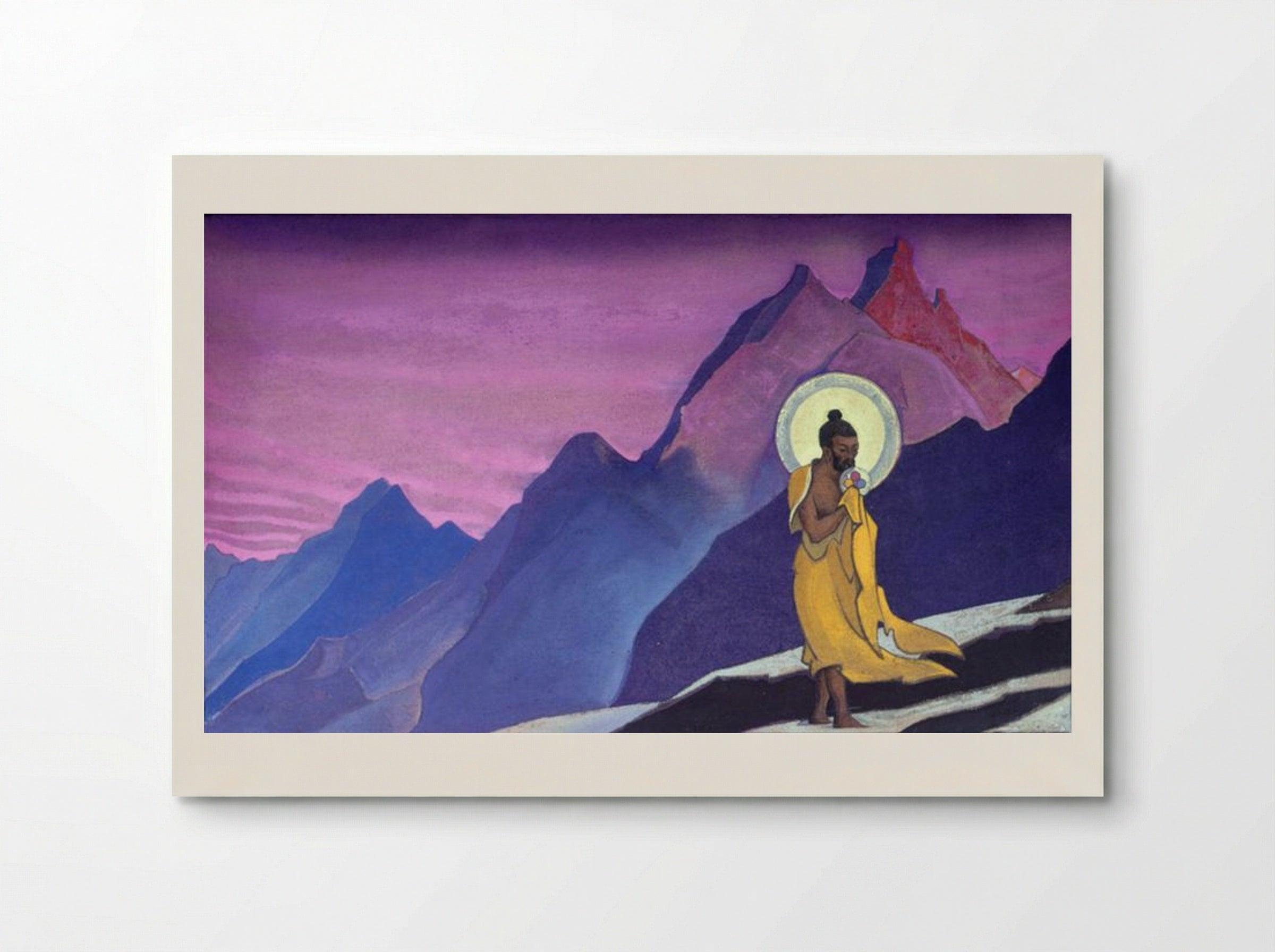 Blessed Soul (Bhagavan Sri Ramakrishna) - Nicholas Roerich - Poster