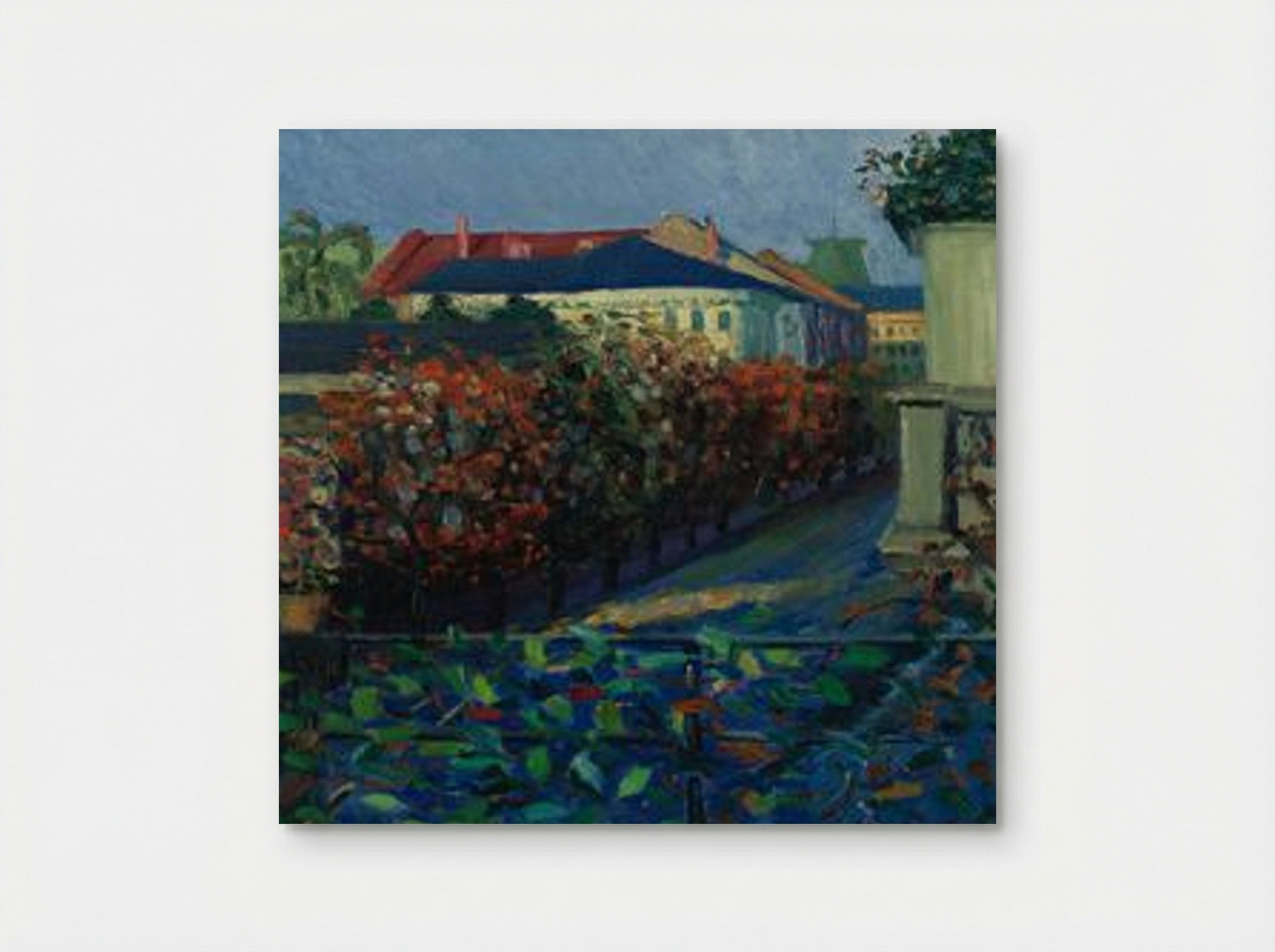 Blick aus der Bonner Wohnung - Gabriele Münter - Poster