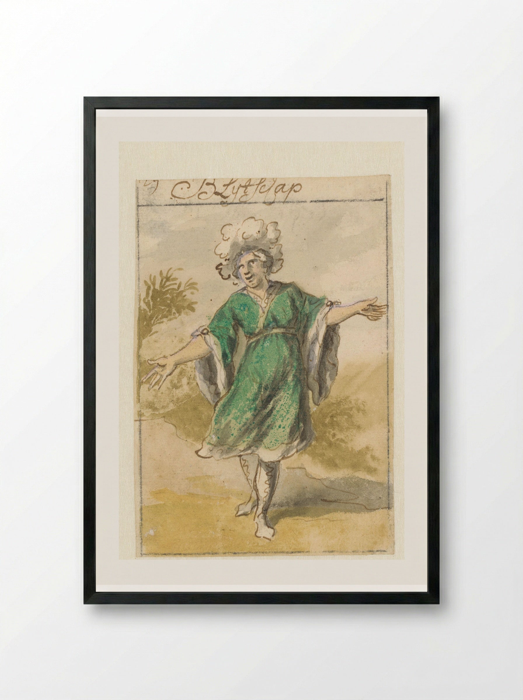 Blijdschap - Pieter van den Berge - Framed Print Black
