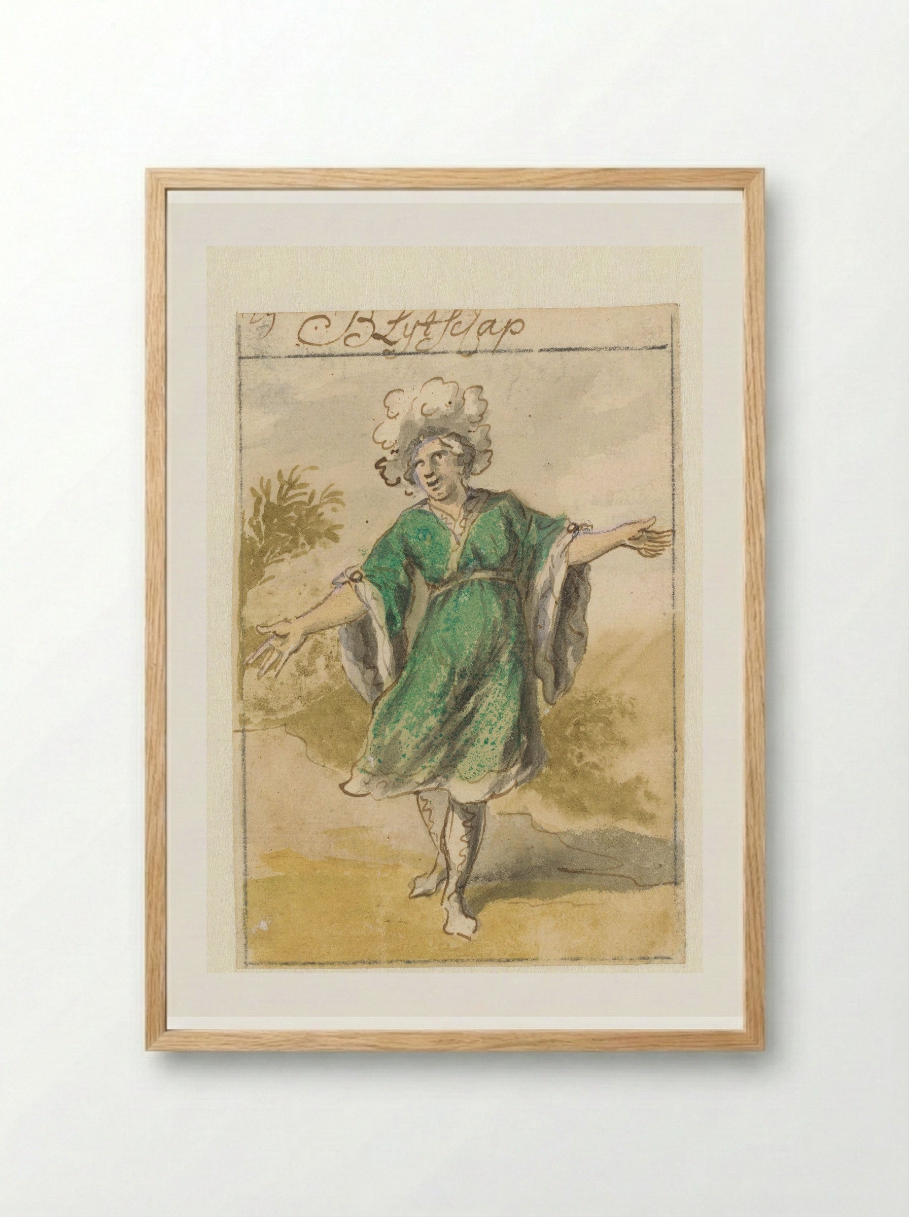 Blijdschap - Pieter van den Berge - Framed Print Wood