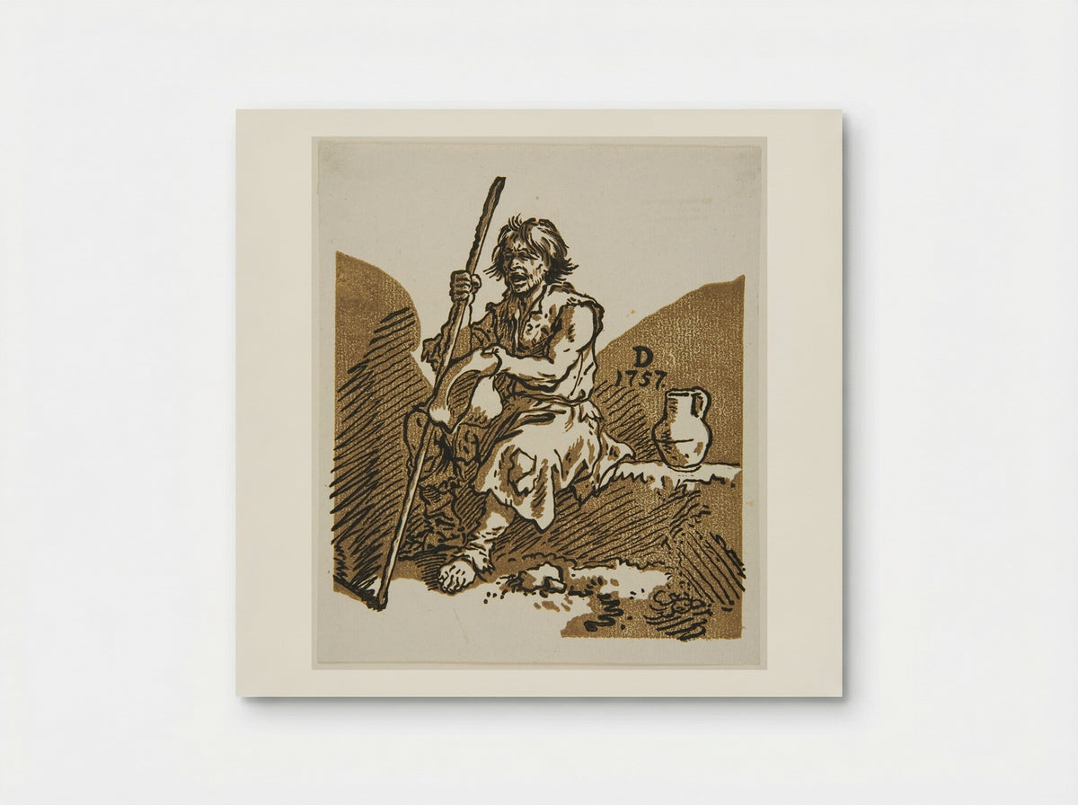 Blind Beggar - Christian Wilhelm Ernst Dietrich - Poster