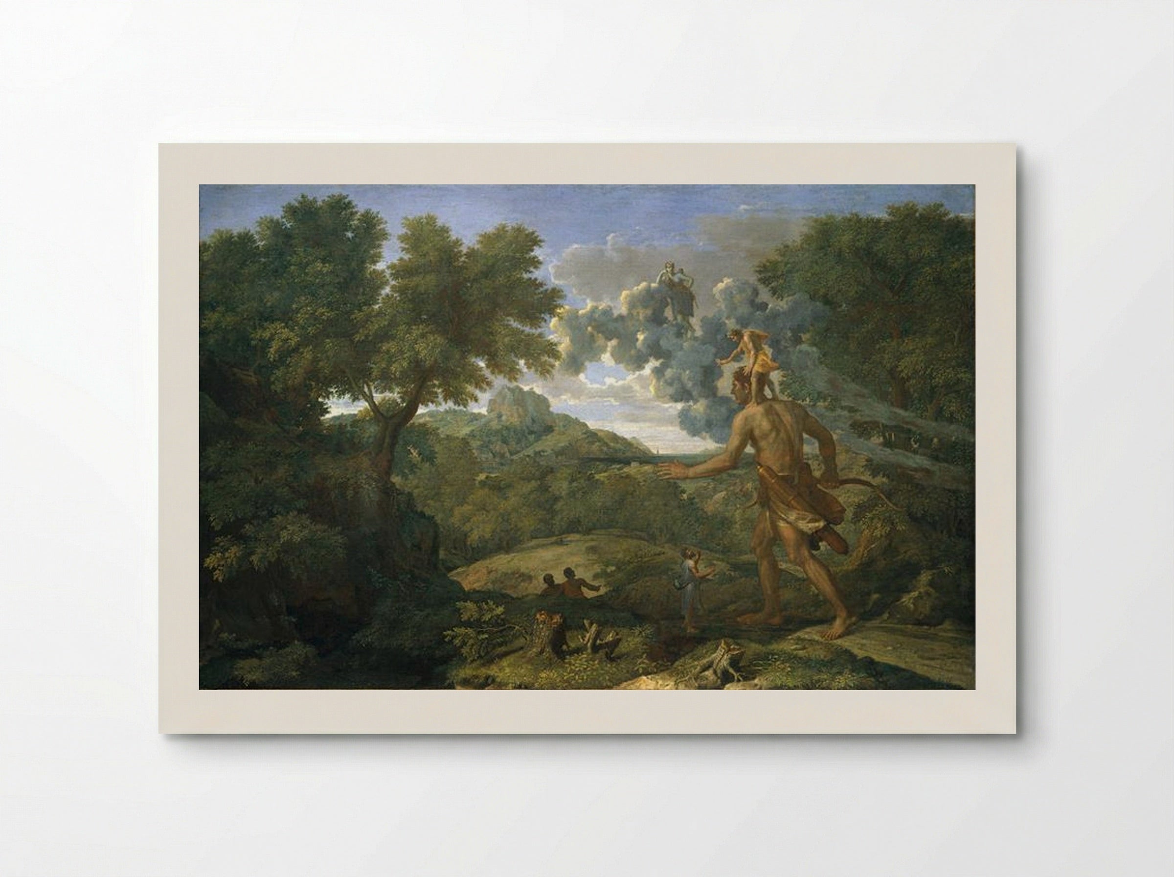 Blind Orion Searching for the Rising Sun - Nicolas Poussin - Poster